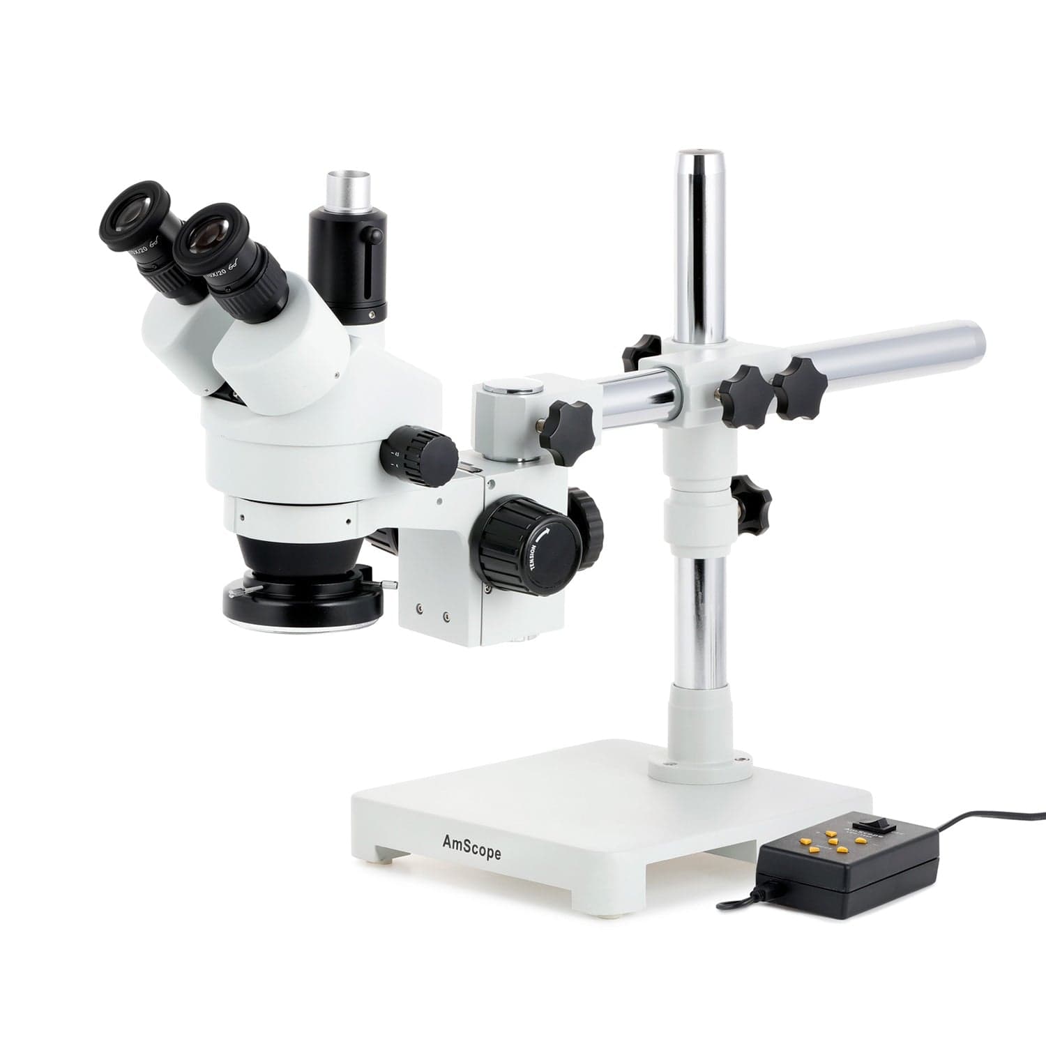 amscope-sm-3-stereomikroskop-trinokular-7x-45x-led-boomstativ image 1