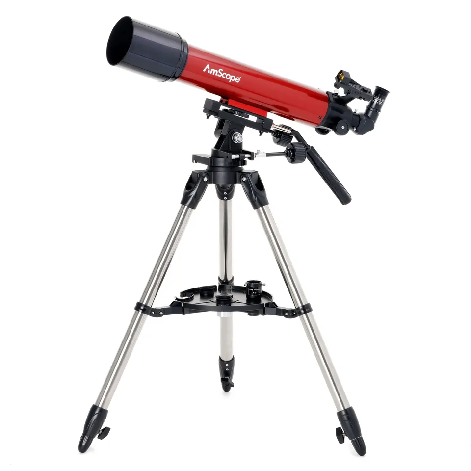 amscope-tls-paz-90660-refraktor-teleskop-90mm-600mm-stativ image 1