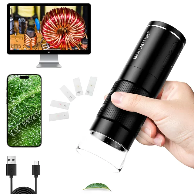 maxlapter-microscope-wifi-digital-mikroskop-50x-1000x-akku image 1