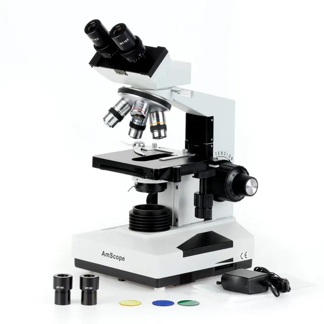 amscope-b400-durchlichtmikroskop-40x-1000x-led-binokular image 1