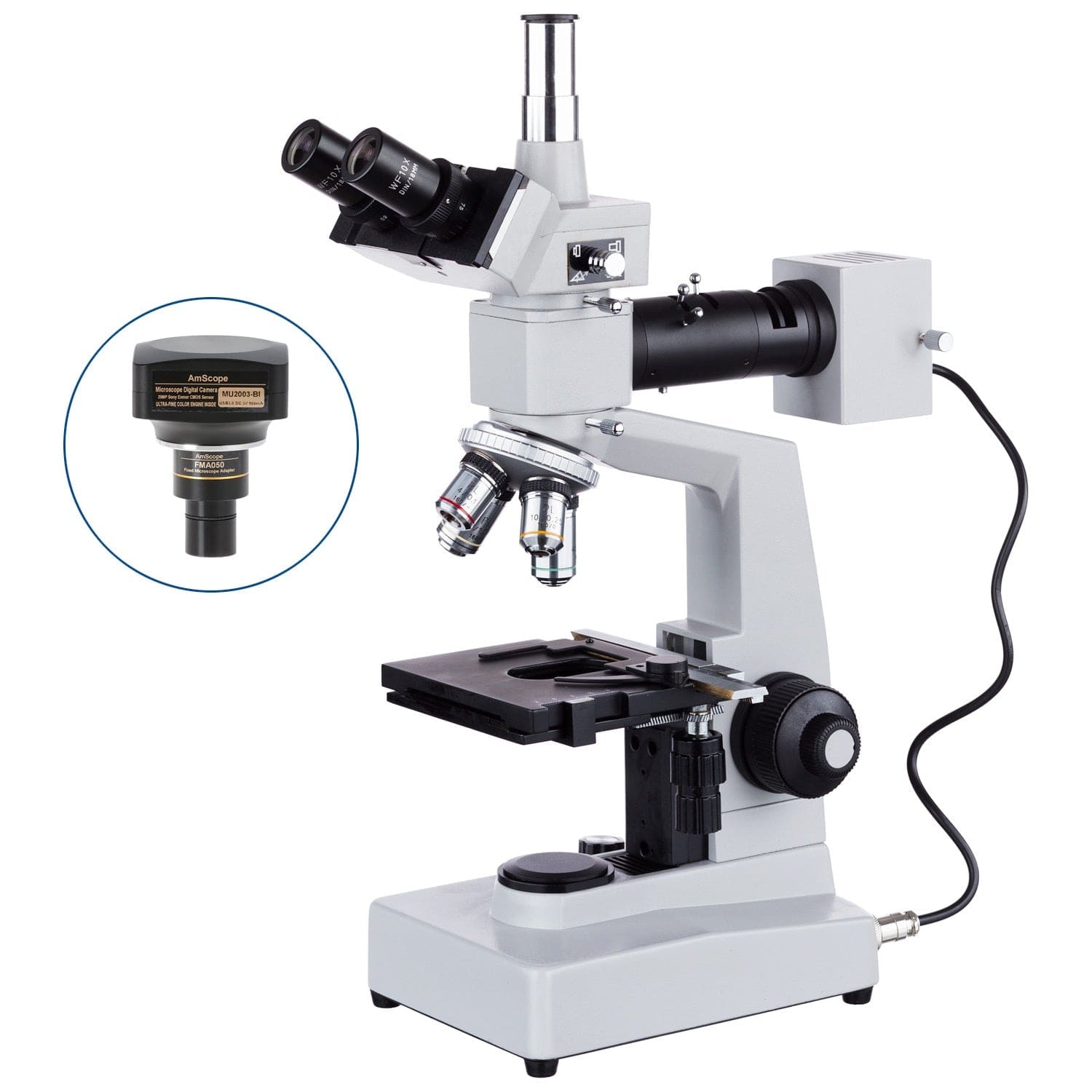 amscope-me300-metallmikroskop-40x-1000x-trinokular-halogen image 4