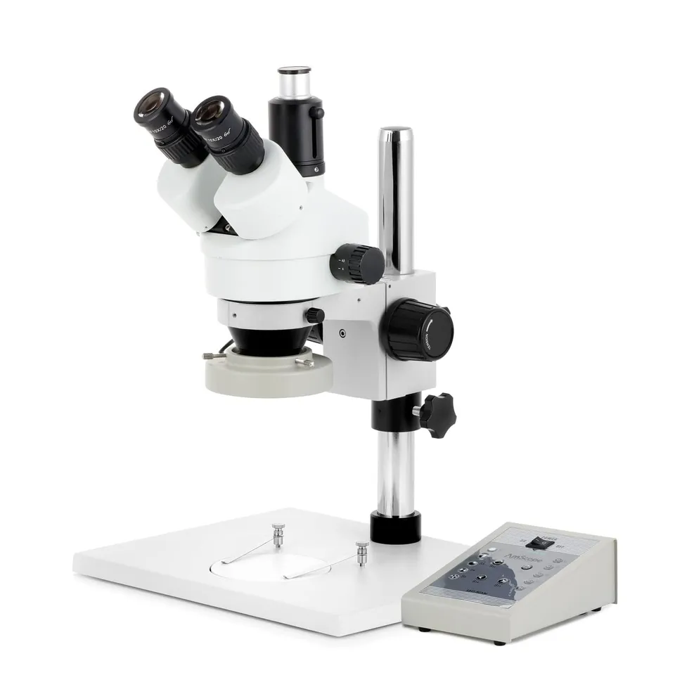 amscope-sm-1-stereomikroskop-trinokular-7x-45x-s-ulenstativ image 1