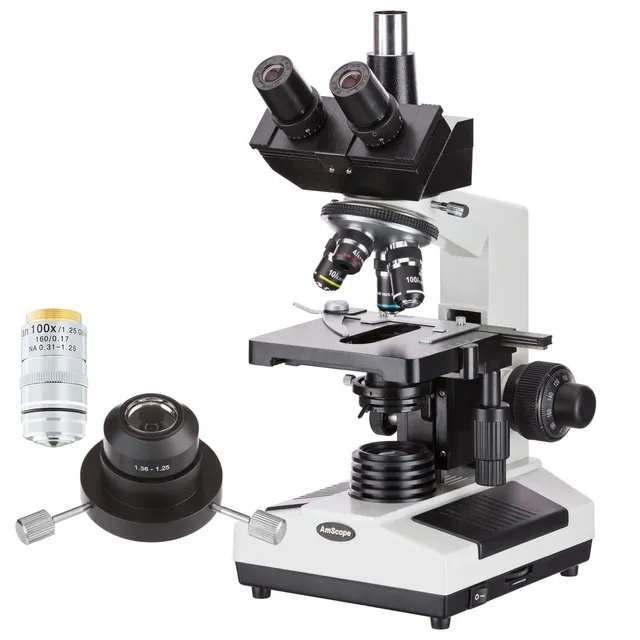 amscope-t390-dunkelfeldmikroskop-40-1000x-trinokular-halogen image 1