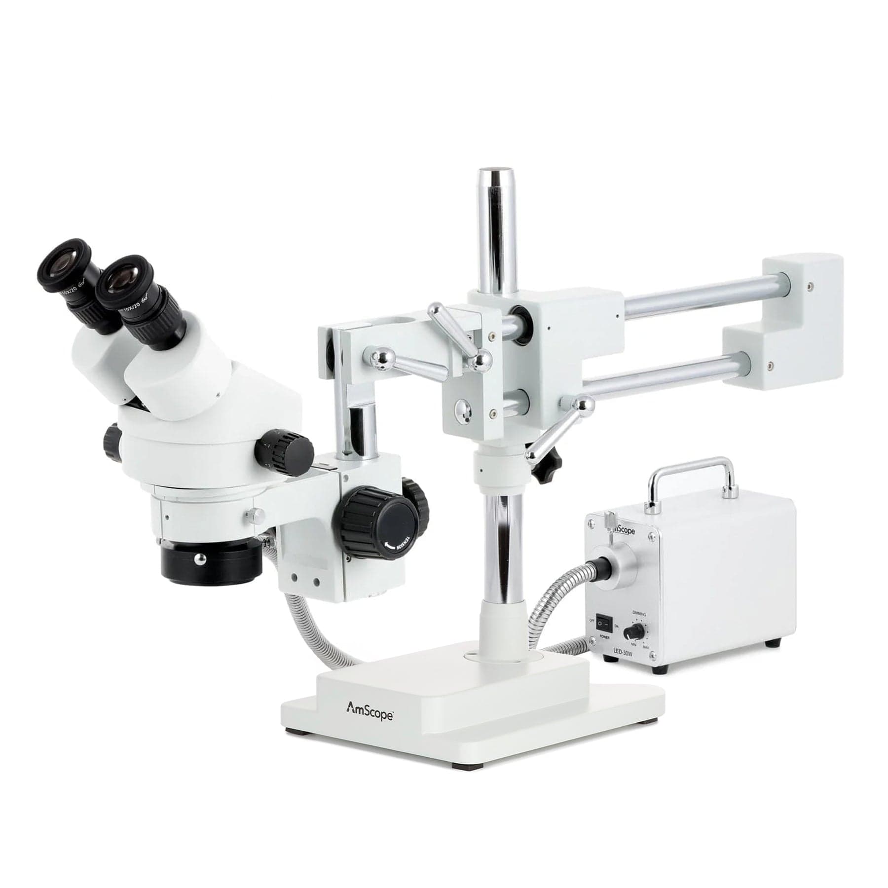 amscope-sm-4-stereomikroskop-binokular-7x-45x-doppelarm-led image 1