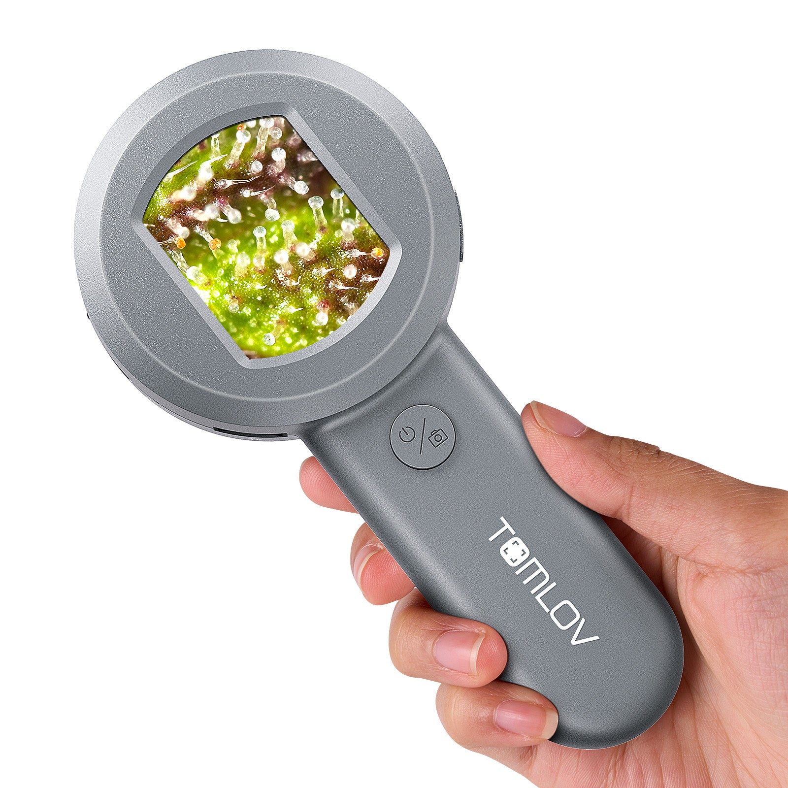 tomlov-p10-taschenmikroskop-100x-grau-2-zoll-lcd image 1