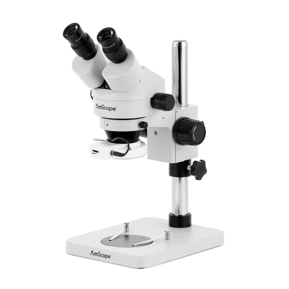 amscope-sm-1-stereomikroskop-7x-45x-mit-led-ringlicht-s-ule image 1