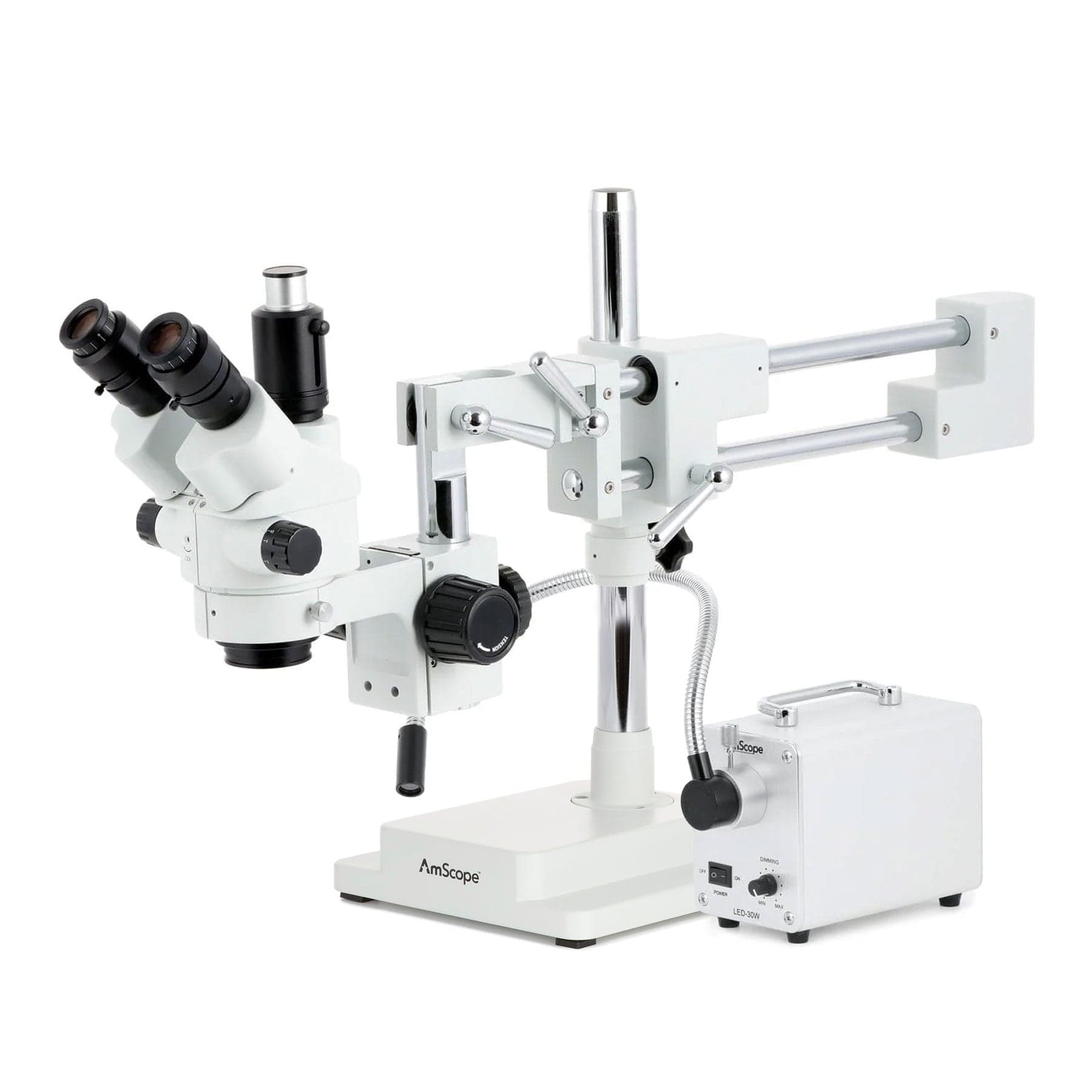 amscope-sm-4ntp-stereomikroskop-hdmi-faseroptik-7x-45x-doppelarm image 1