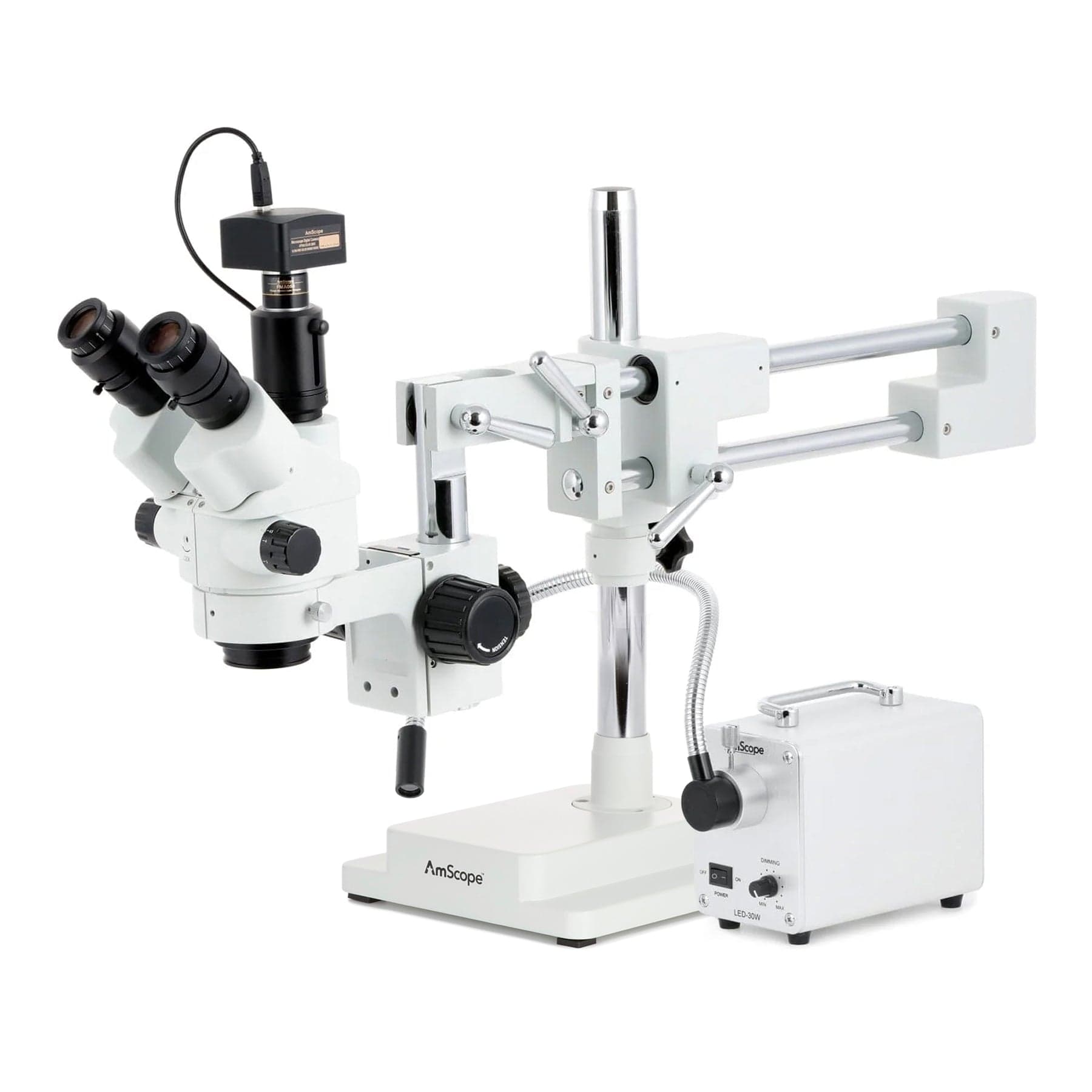 amscope-sm-4ntp-trinokular-stereomikroskop-7x-45x-faseroptik image 2
