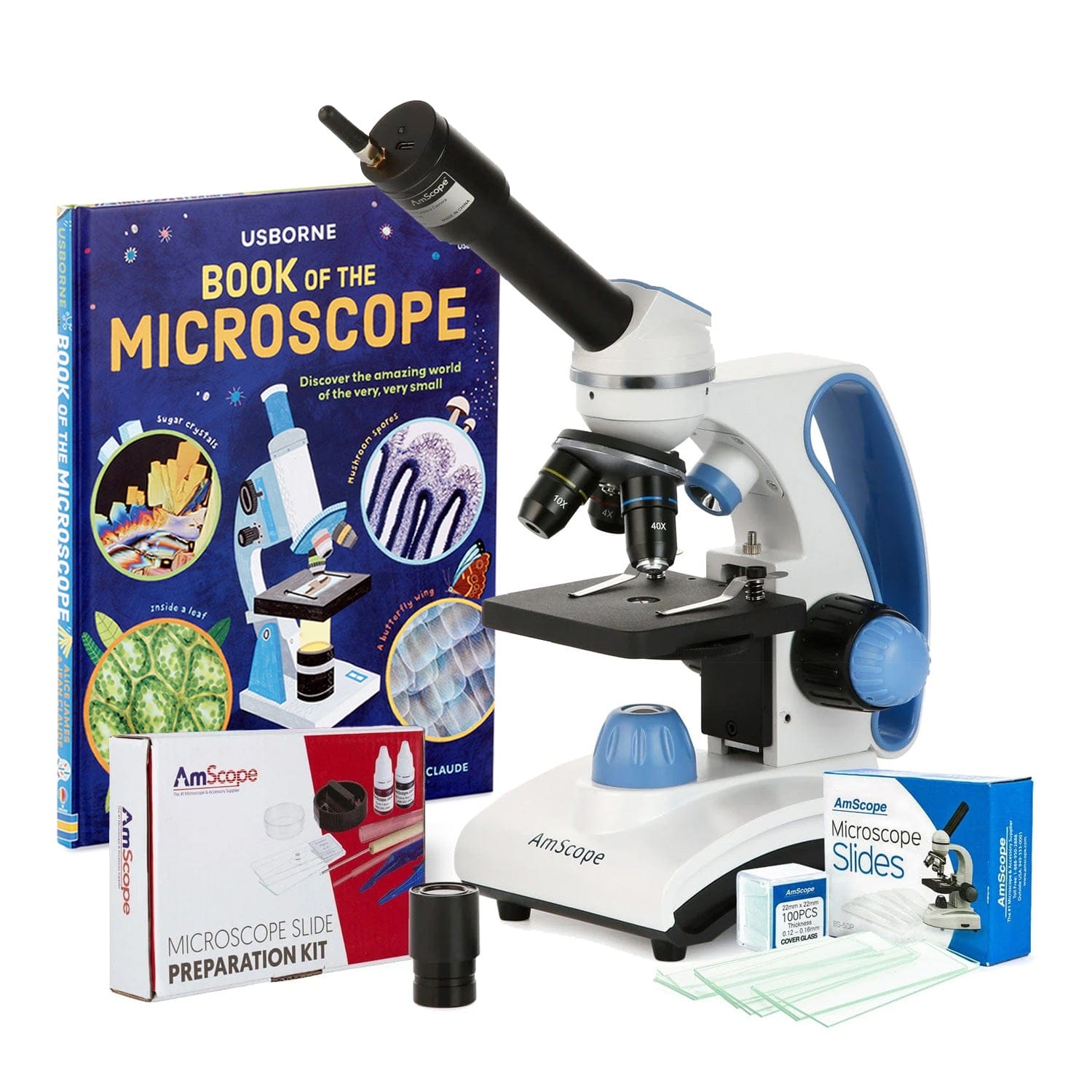amscope-m162c-durchlichtmikroskop-1000x-mit-wifi-kamera-set-2 image 1