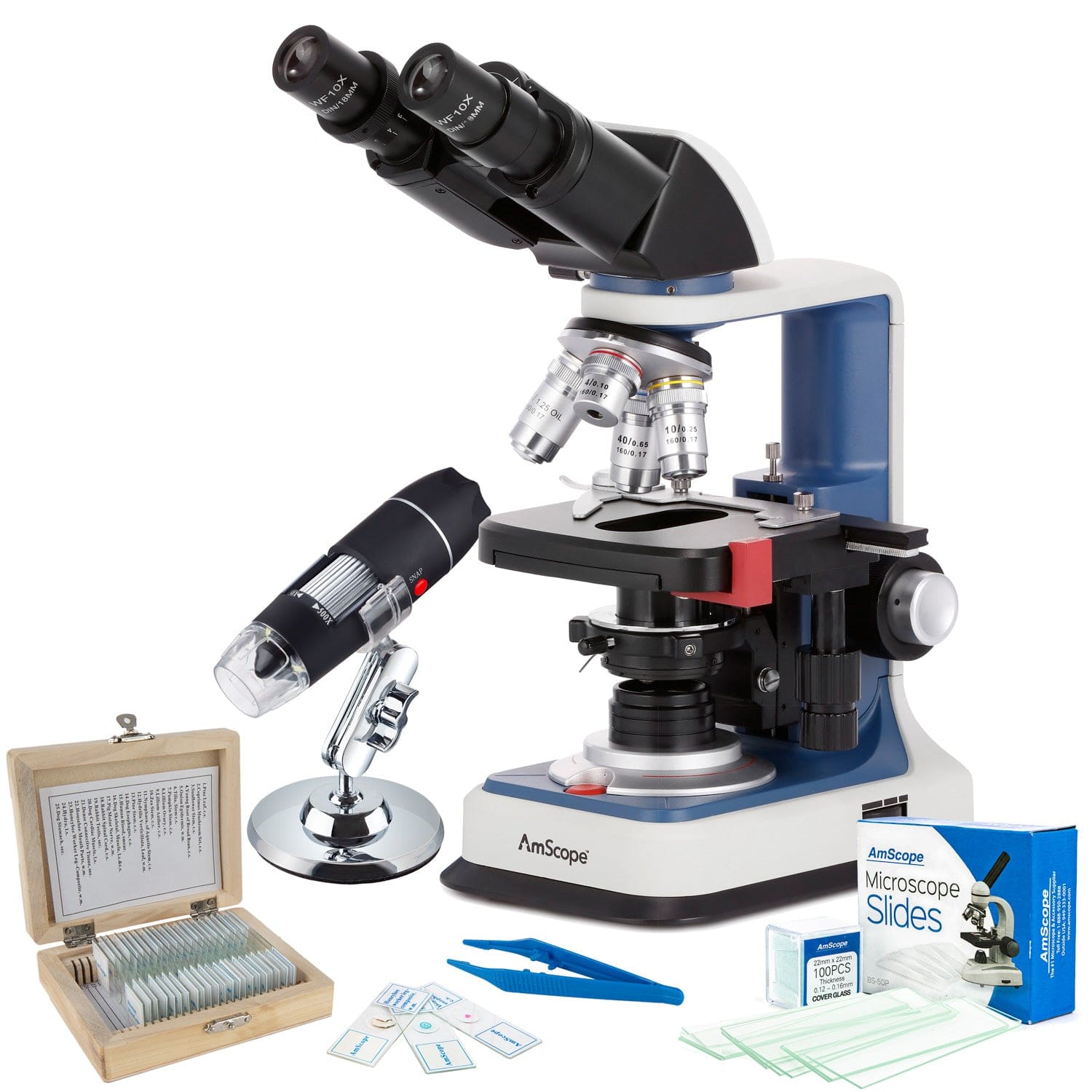 amscope-b120c-r-2500x-durchlichtmikroskop-usb-c-set-25-tlg image 1