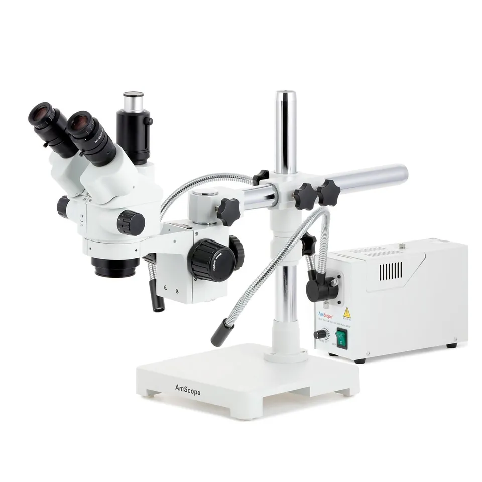 amscope-sm-3-stereomikroskop-7x-45x-trinokular-schwenkarm-halogen image 1
