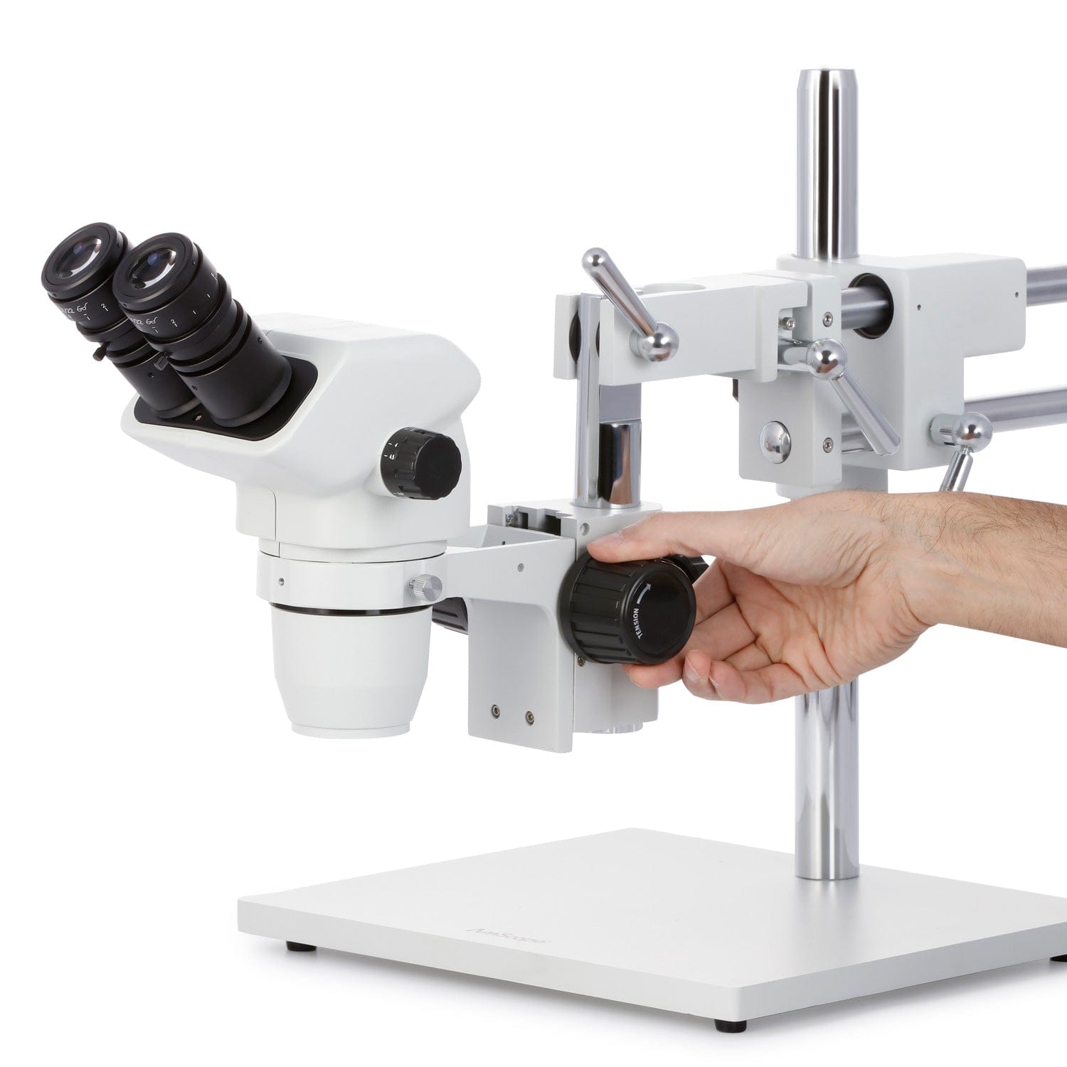 amscope-zm-4bn-stereomikroskop-6-7x-45x-boomstativ image 4