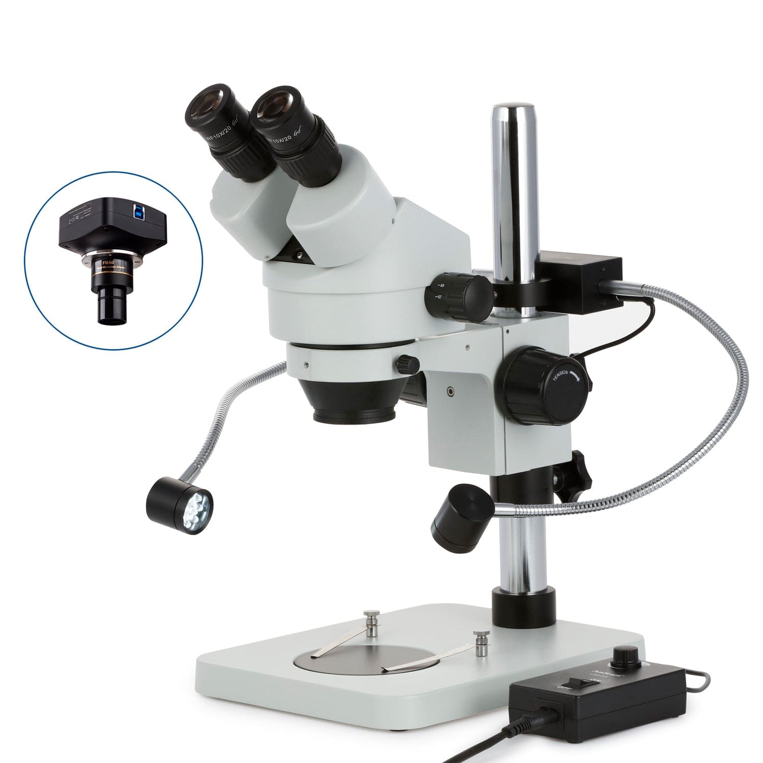 amscope-sm-1b-stereomikroskop-7x-45x-binokular-led-licht image 2