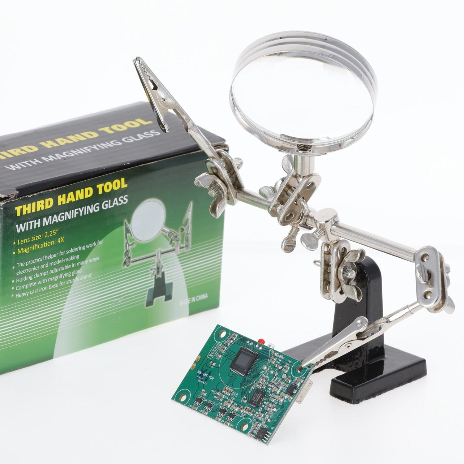 amscope-cbh-thtmg-platinenhalter-dritte-hand-lupe-4x image 7
