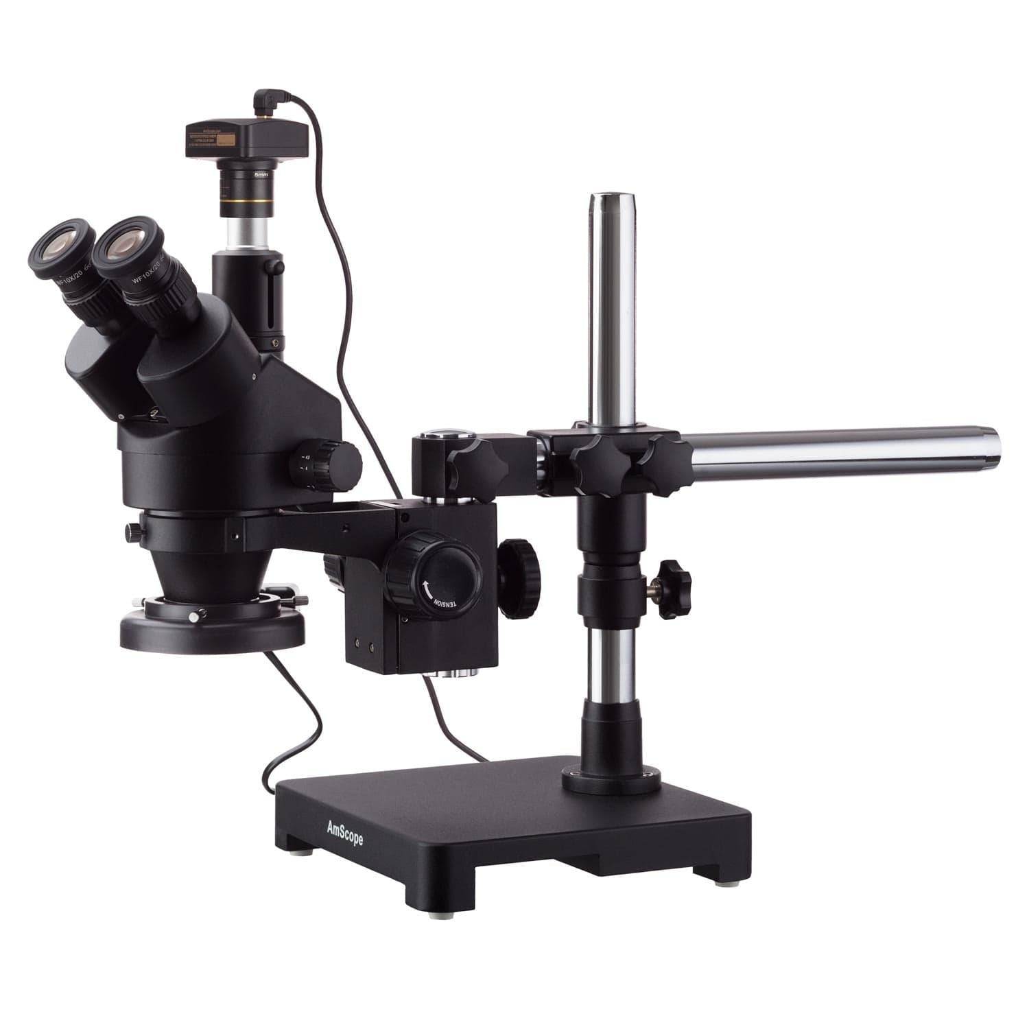 amscope-sm-3tx-stereomikroskop-45x-14mp-ringlicht image 1