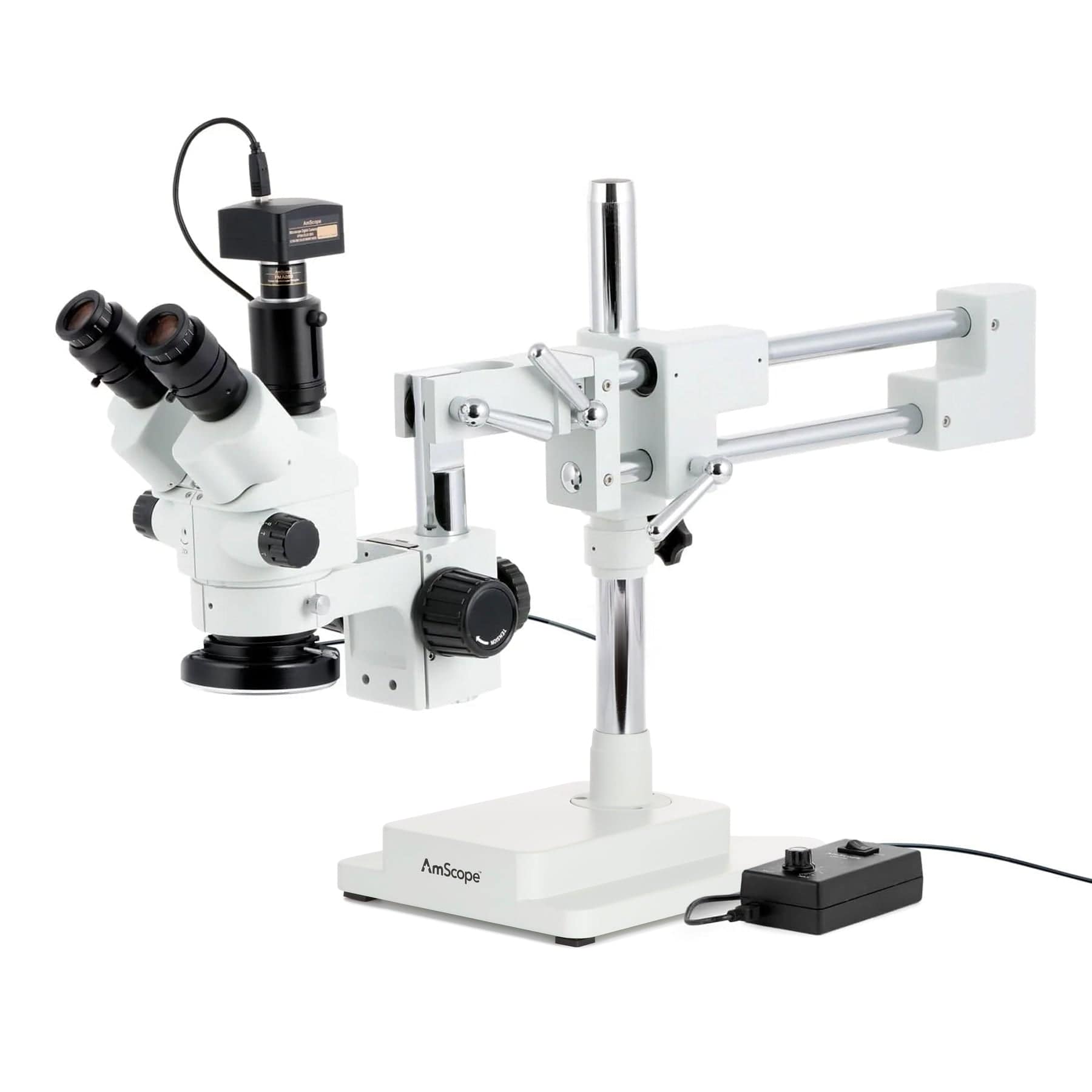 amscope-sm-4-trinokulares-stereomikroskop-7x-45x-led-stativ image 2