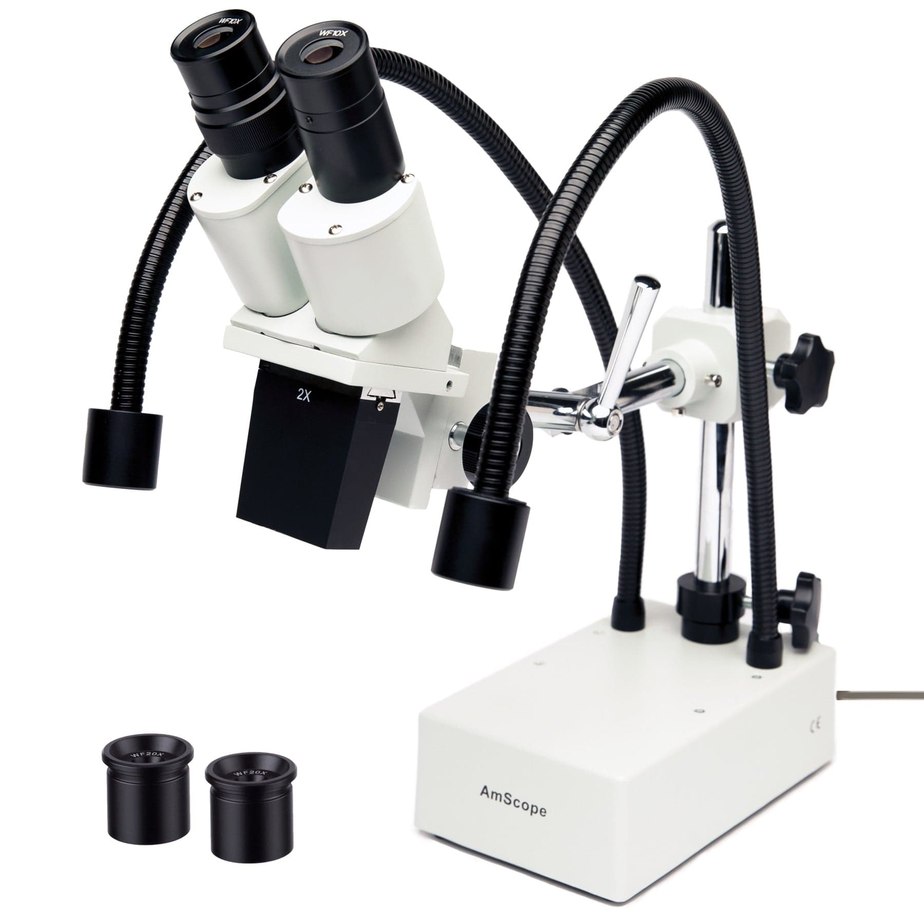 amscope-se420z-stereomikroskop-20x-40x-binokular-led-schwanenhals image 1