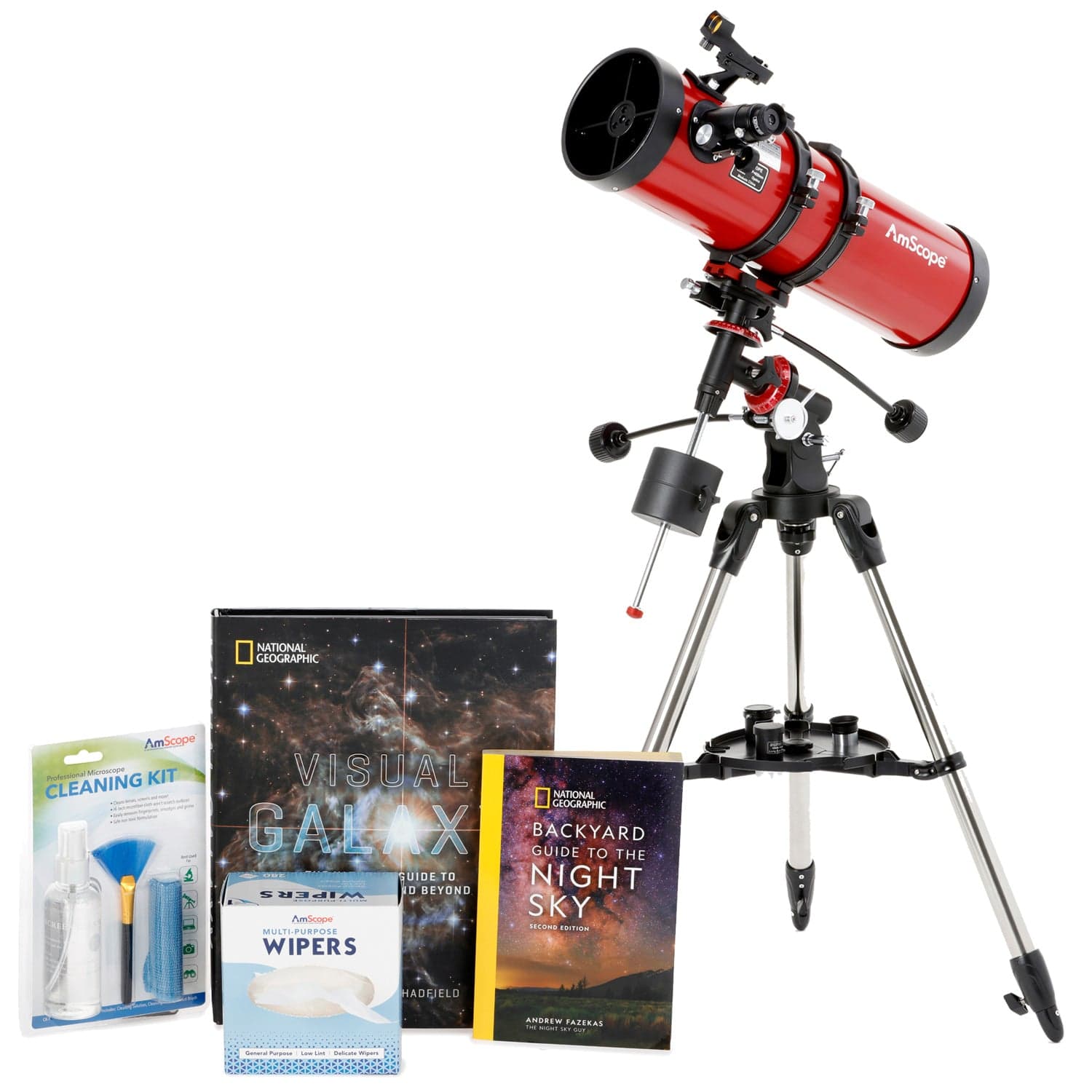 amscope-telescopes-130-650-spiegelteleskop-cosmic-bundle image 3