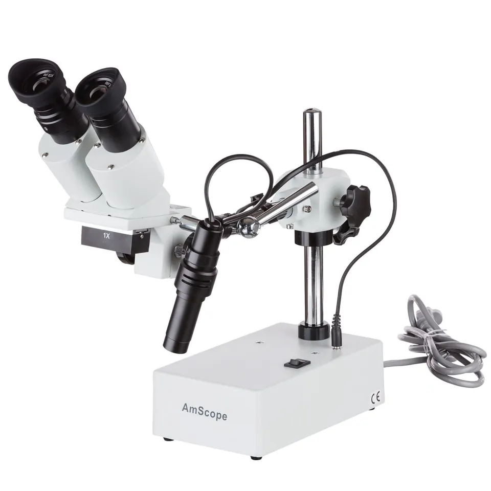amscope-se410z-stereomikroskop-20x-binokular-led-schwenkarm image 1