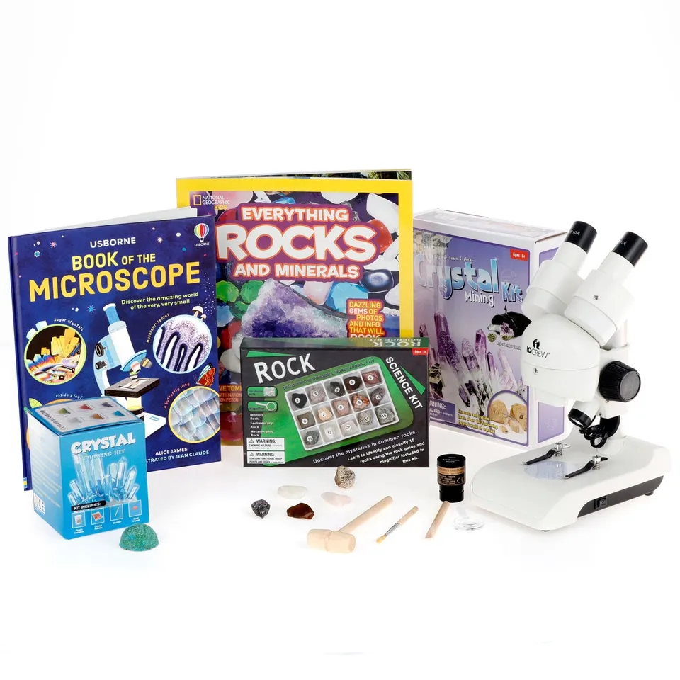 amscope-kids-stereomikroskop-set-edelsteine-10x-kamera image 1