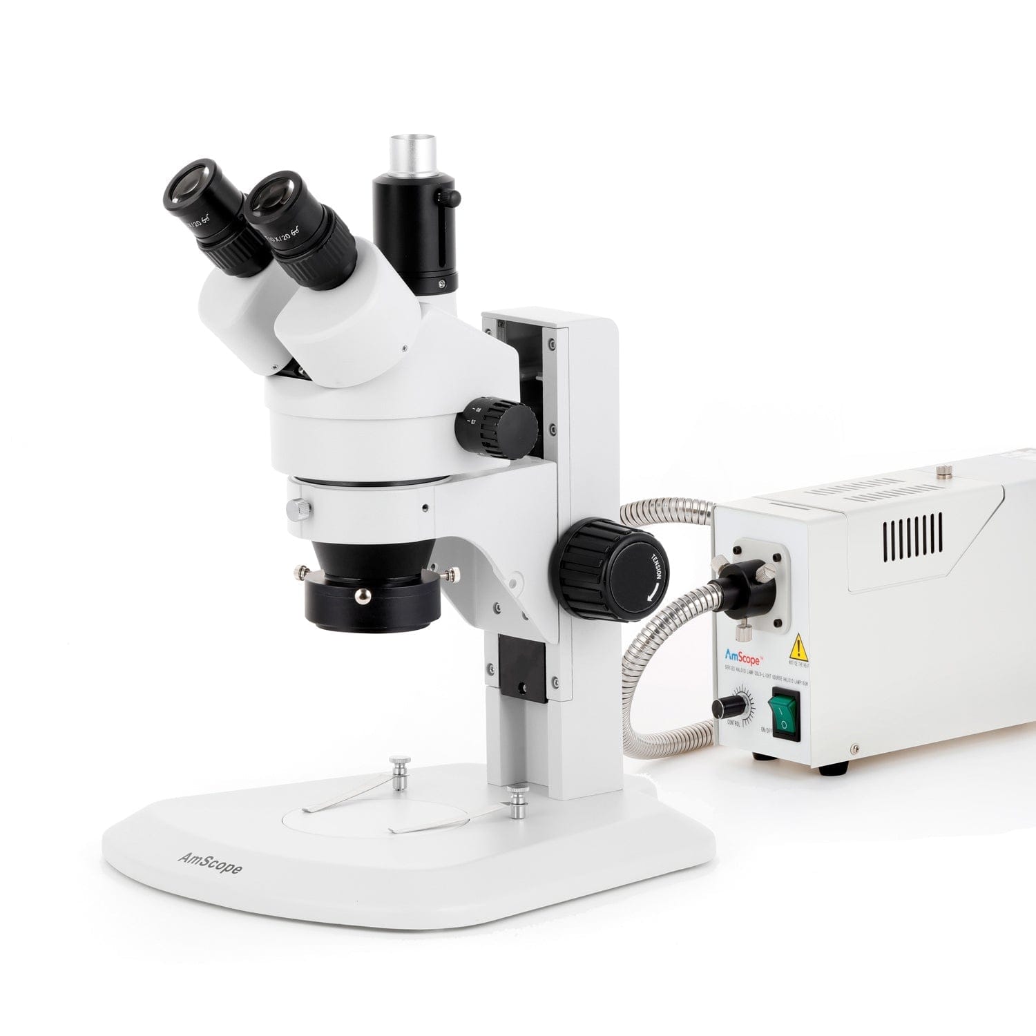 amscope-sm-1-stereomikroskop-7x-45x-halogen-track-stand image 1
