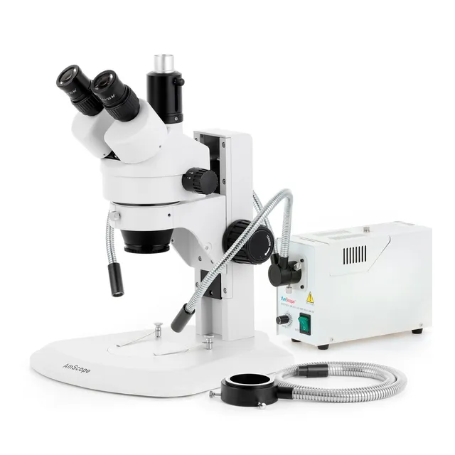 amscope-sm-1-stereomikroskop-7x-45x-trinokular-halogen-track-stativ image 1