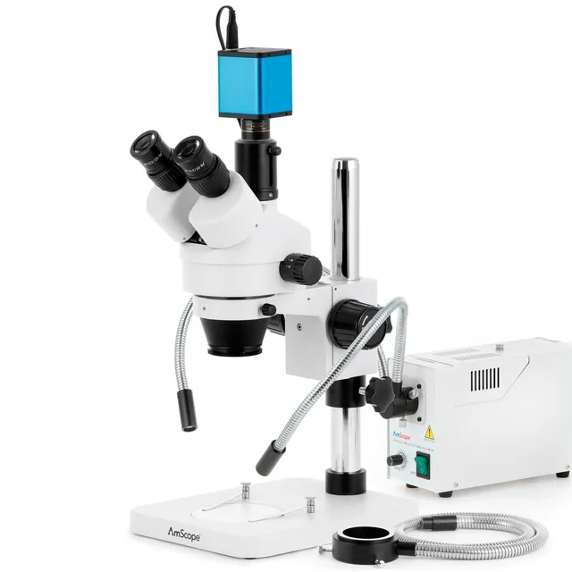 amscope-sm-1t-stereomikroskop-7x-45x-halogen-autofokus-kamera image 1