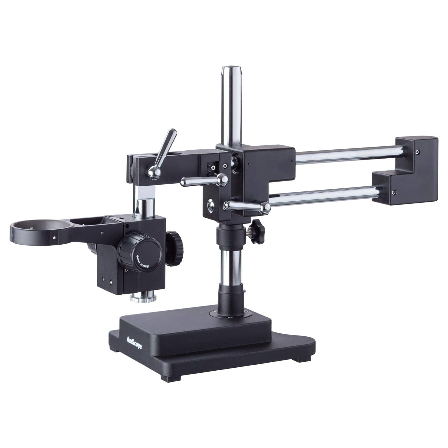 amscope-dab-mikroskopstativ-doppelarm-76mm-ring image 1