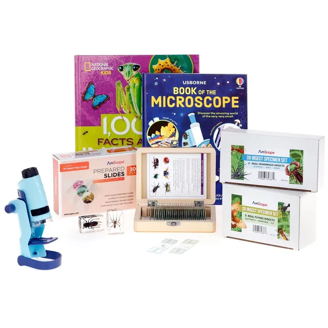 amscope-student-kvb-inst-612-dis-kindermikroskop-insekten-set-tragbar image 1