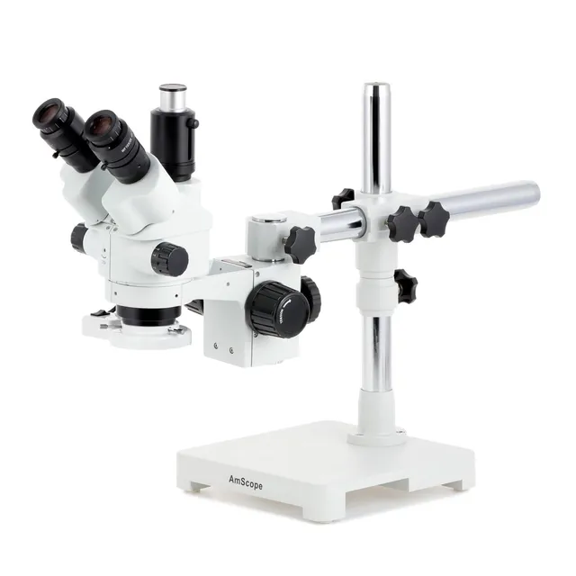 amscope-sm-3-trinokular-stereomikroskop-7x-45x-einarm-stativ image 1