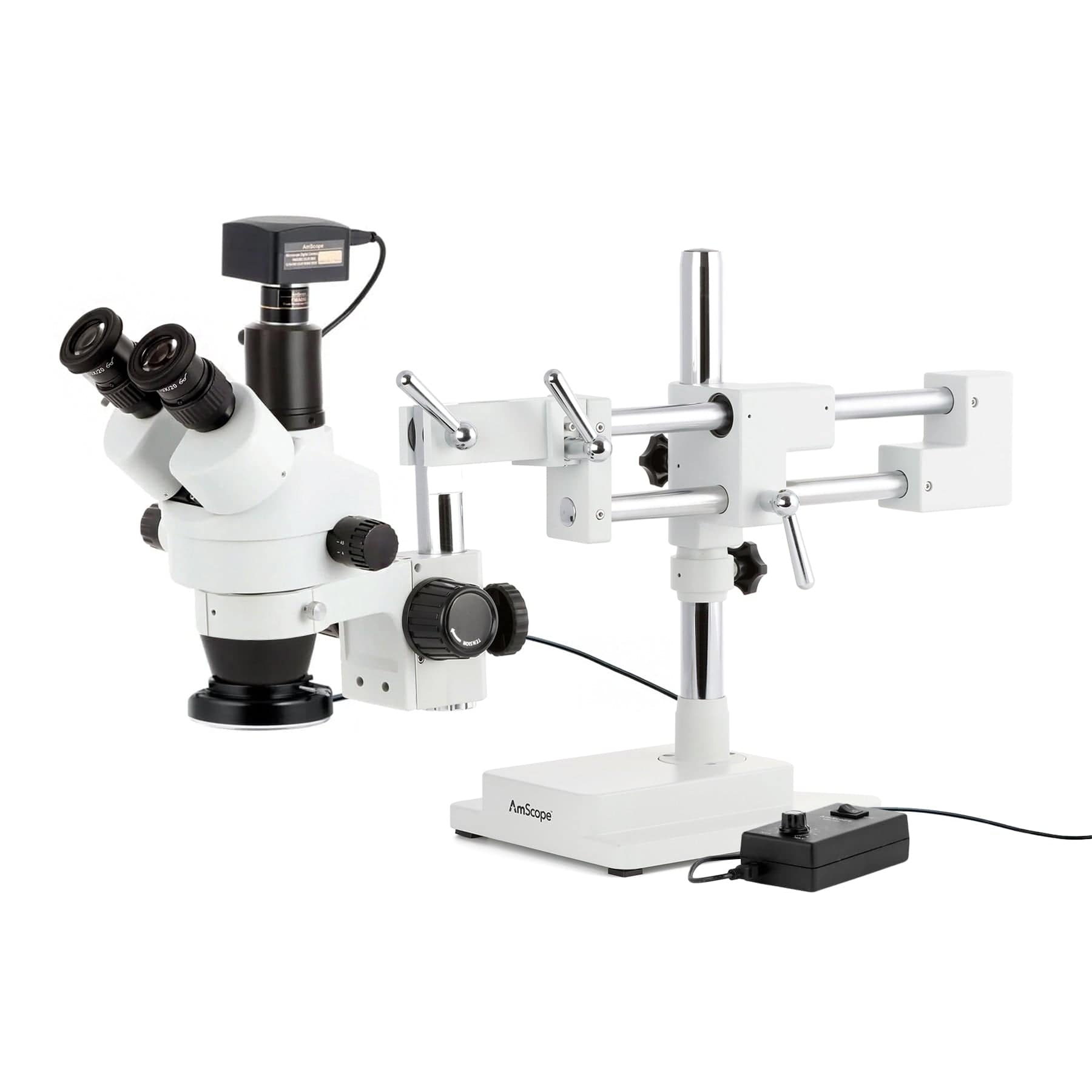 amscope-sm-4-trinokular-stereomikroskop-7x-45x-led-boom image 2