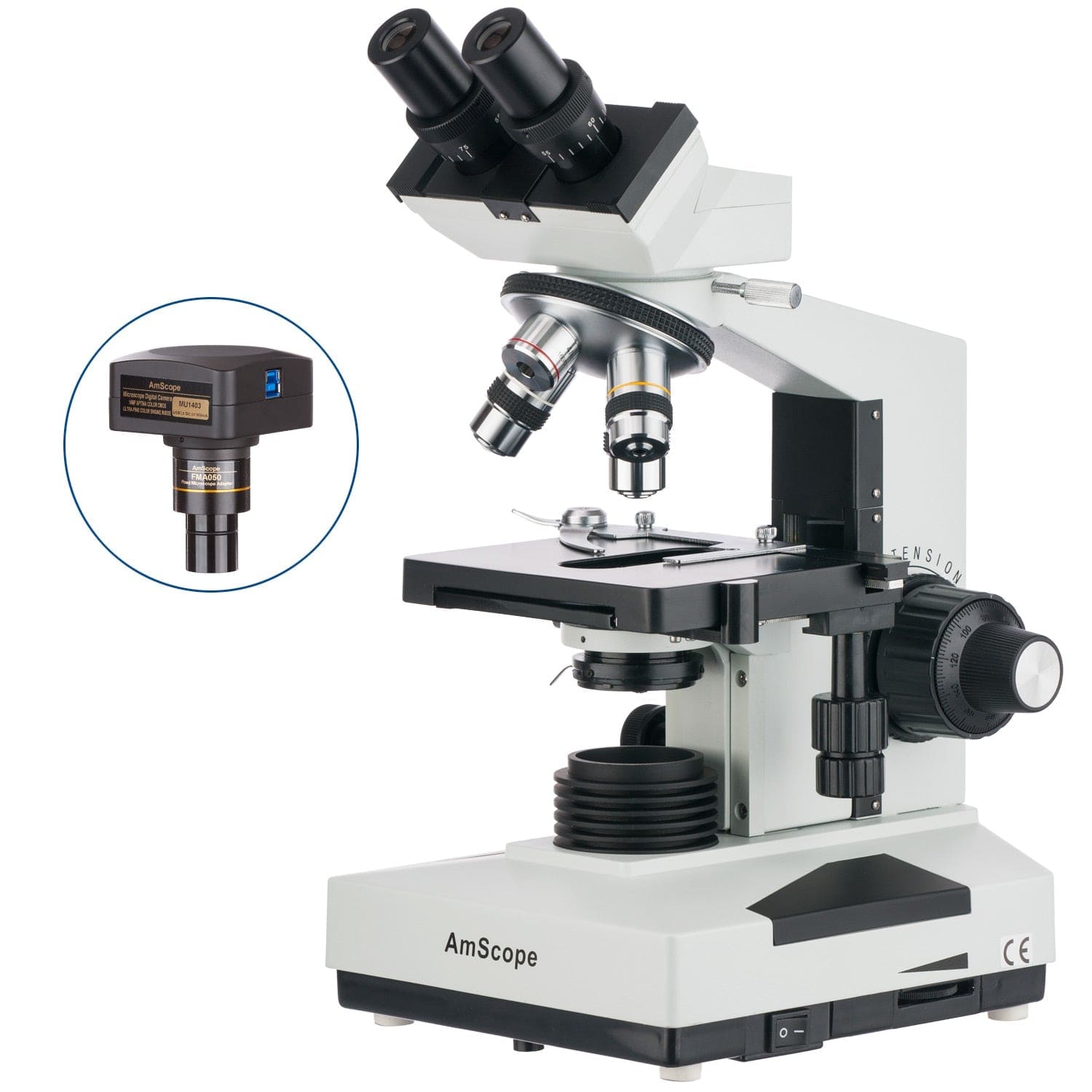 amscope-b400-durchlichtmikroskop-40x-1000x-led-binokular image 4
