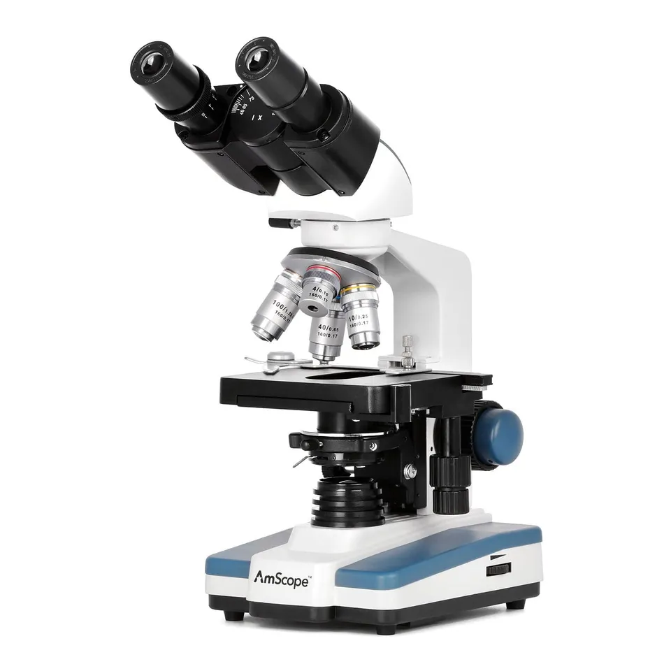 amscope-b120-mikroskop-1000x-mit-kreuztisch-led image 1