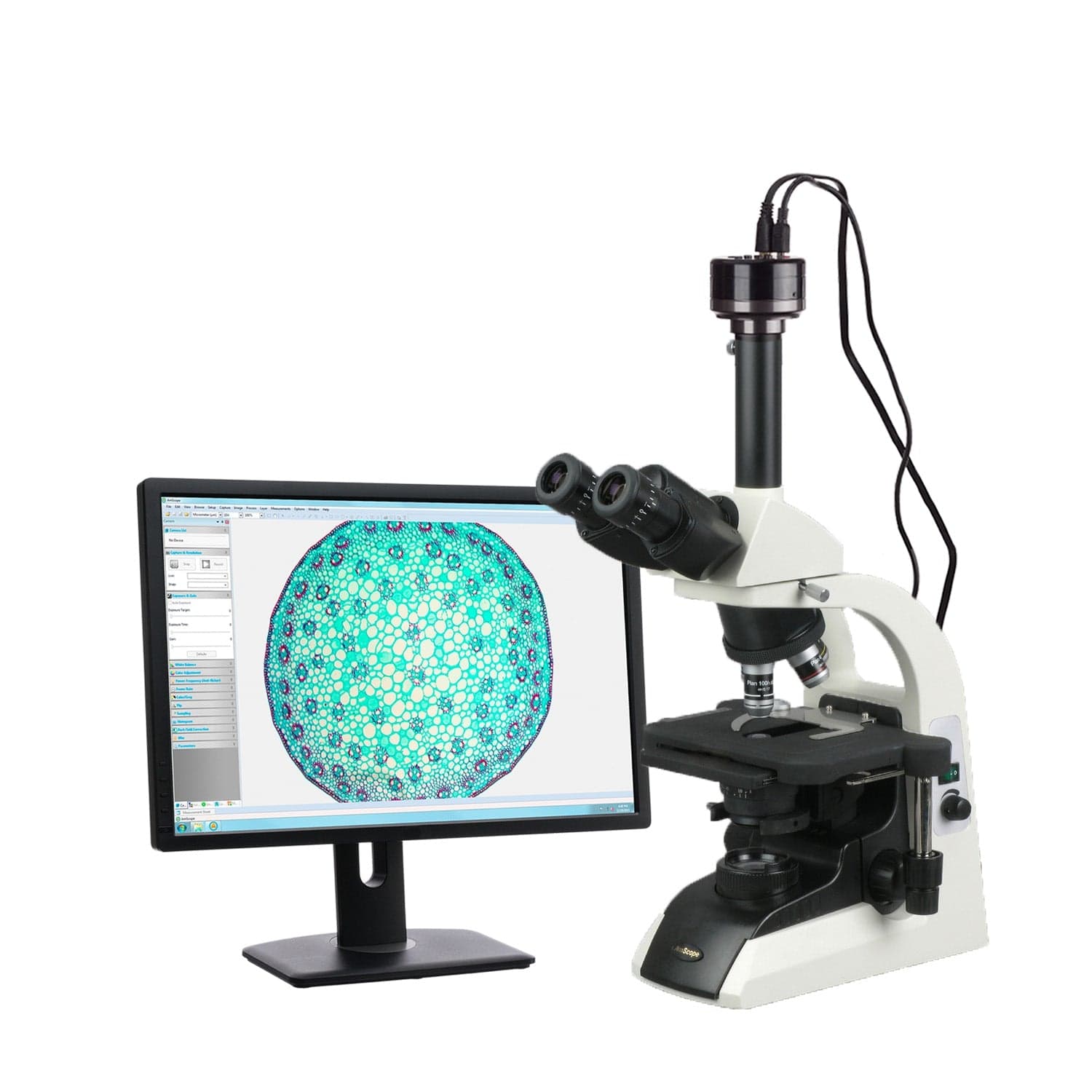 amscope-t650a-durchlichtmikroskop-1500x-hdmi-1080p-kamera image 1