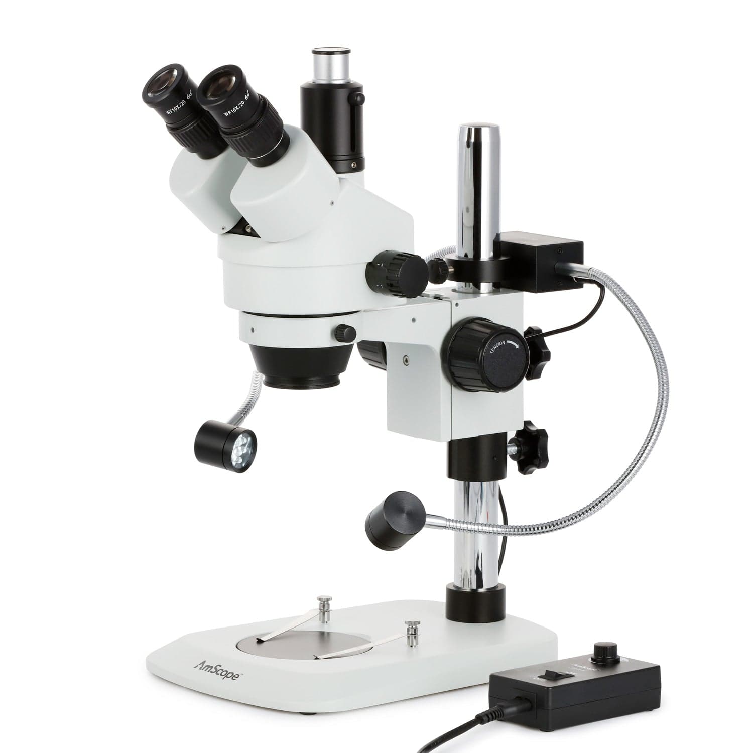 amscope-sm-1-stereomikroskop-7x-45x-8w-led-schwanenhals image 1