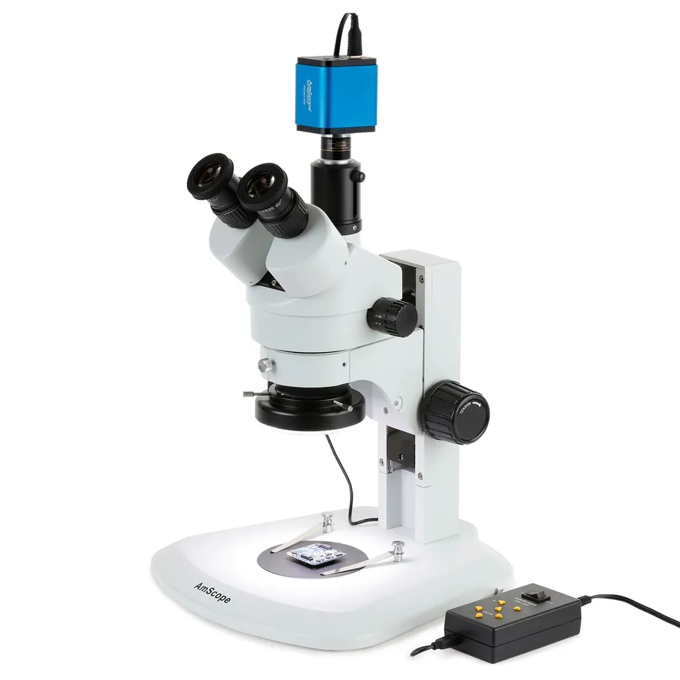 amscope-sm-1-zoom-stereo-mikroskop-7x-45x-multi-led-hdmi image 1