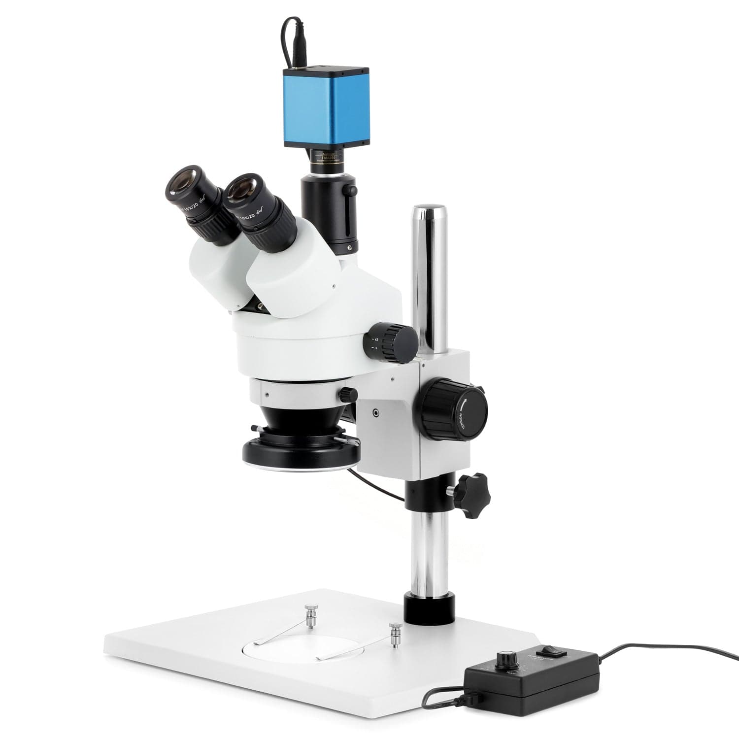 amscope-sm-1-7x-45x-stereomikroskop-trinokular-mit-144-led-kamera image 1