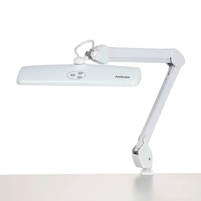 amscope-lmp-72-led-arbeitslampe-12w-72-led-mit-tischklemme image 1
