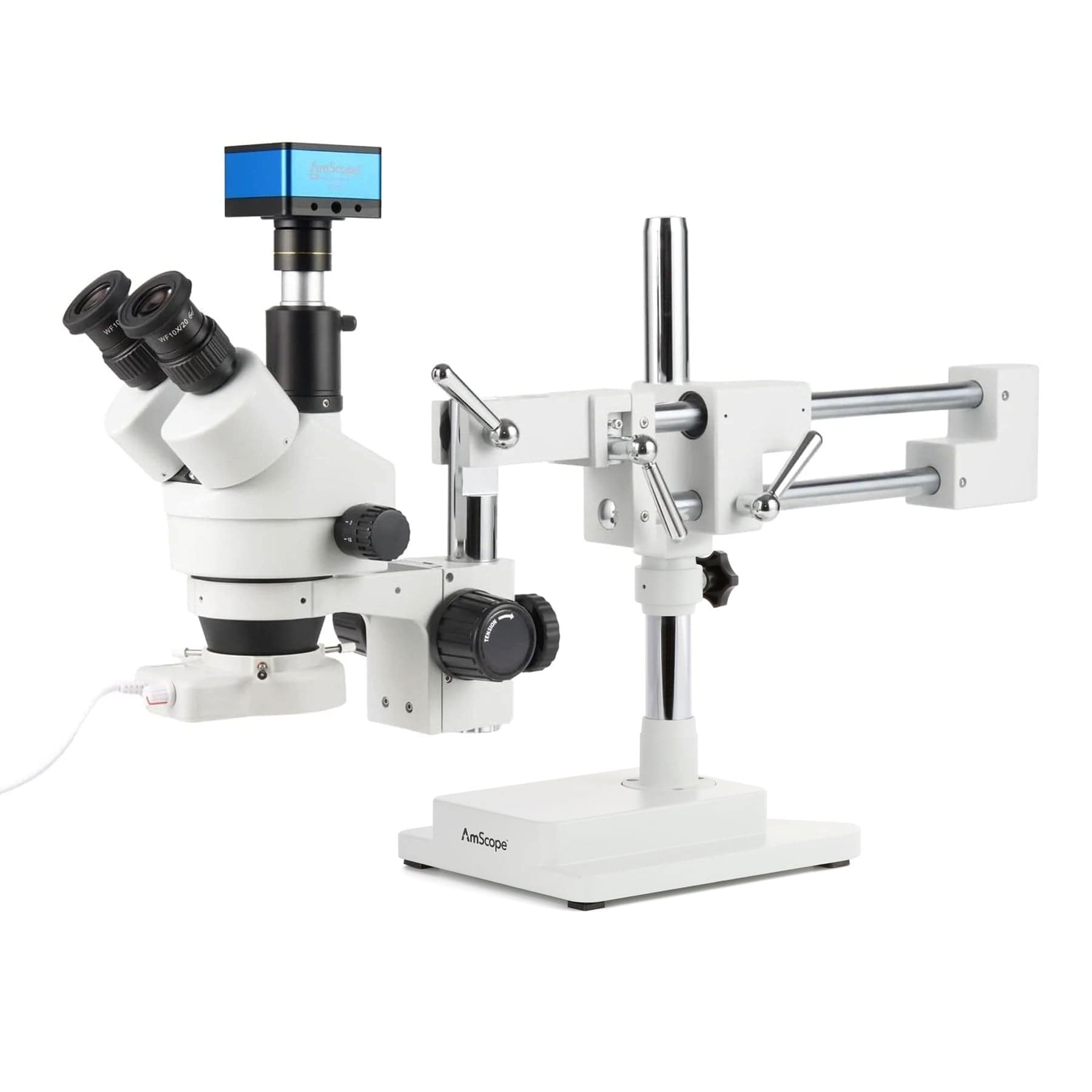 amscope-sm-4t-stereomikroskop-7x-45x-trinokular-mit-70-led-licht image 2