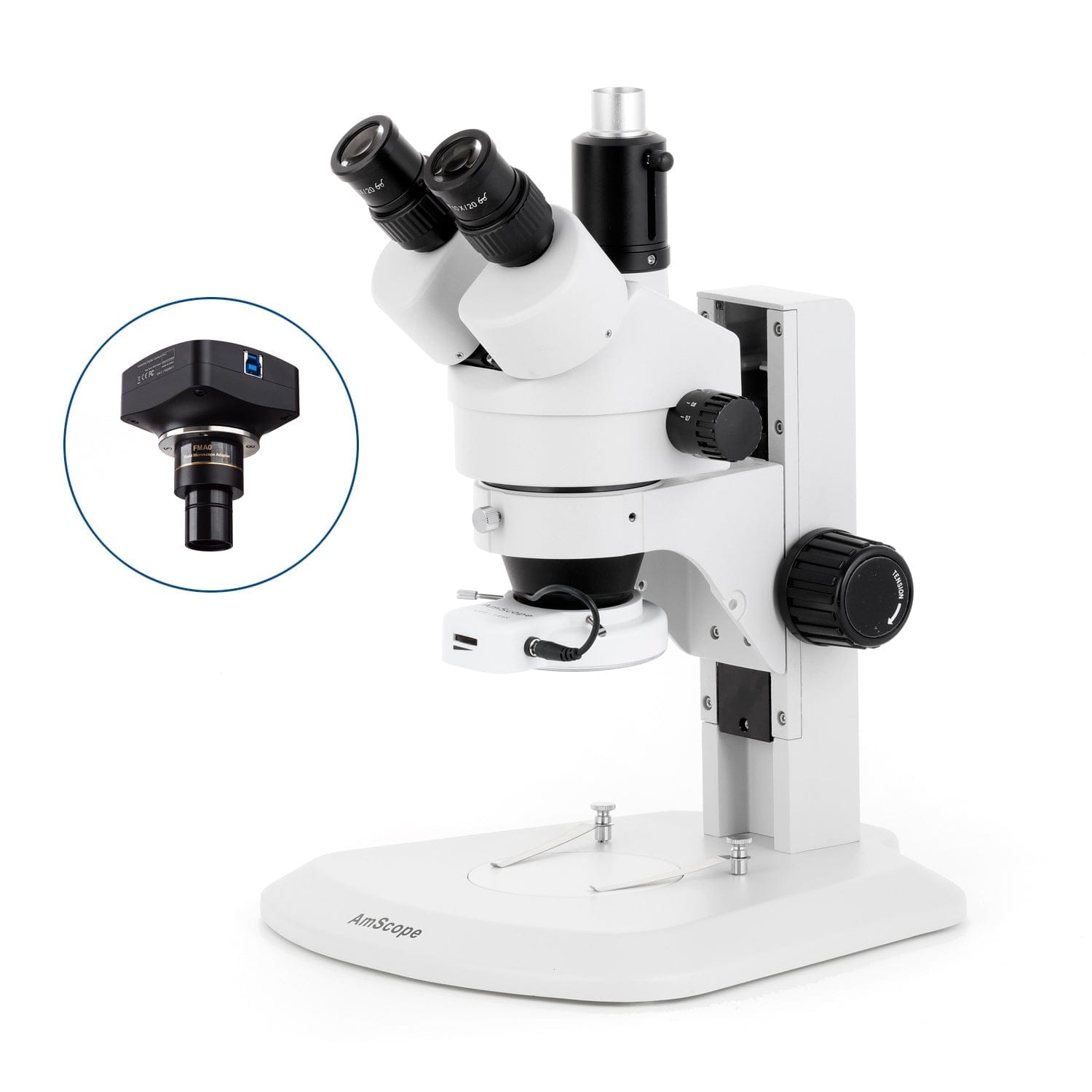 amscope-sm-1-stereomikroskop-7x-45x-track-stand-144-led image 4