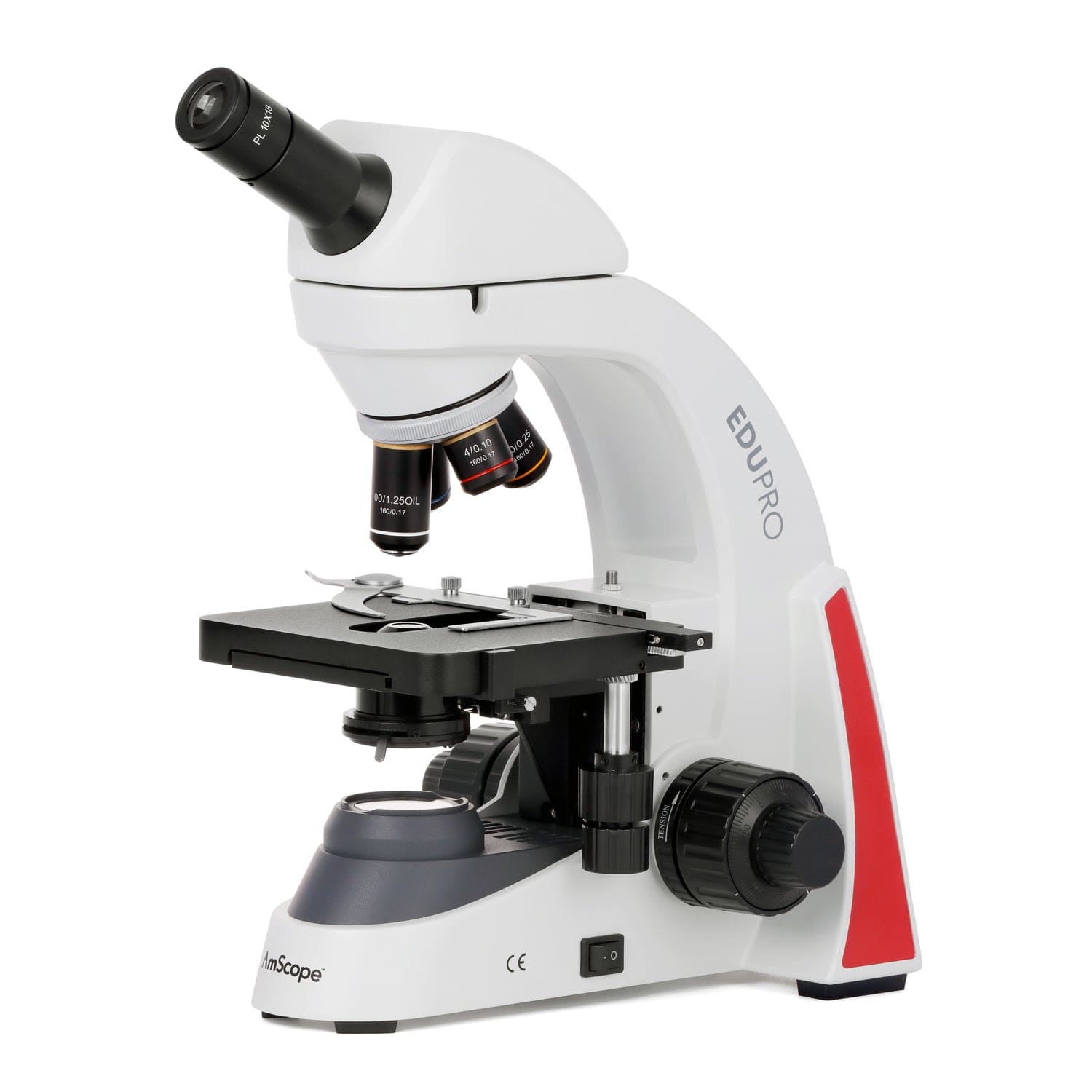 amscope-edu550m-durchlichtmikroskop-1000x-led-mit-kreuztisch image 1