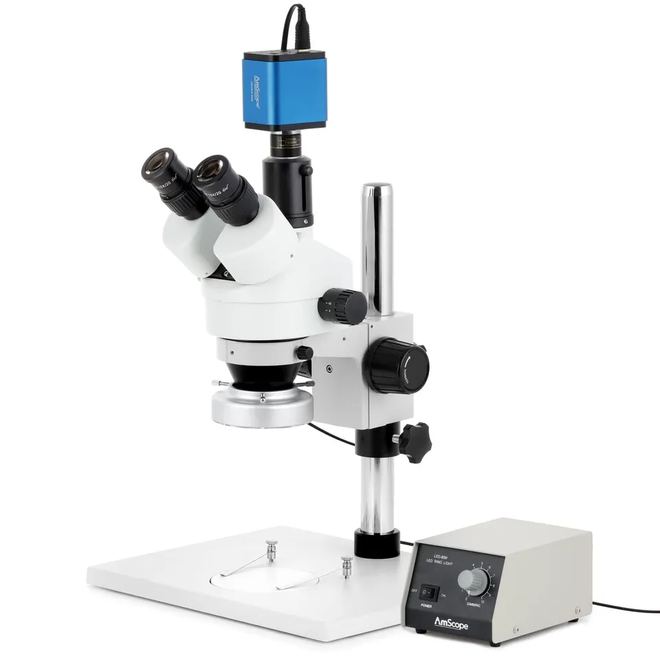 amscope-sm-1t-zoom-stereomikroskop-trinokular-7x-45x-mit-hdmi-kamera image 1