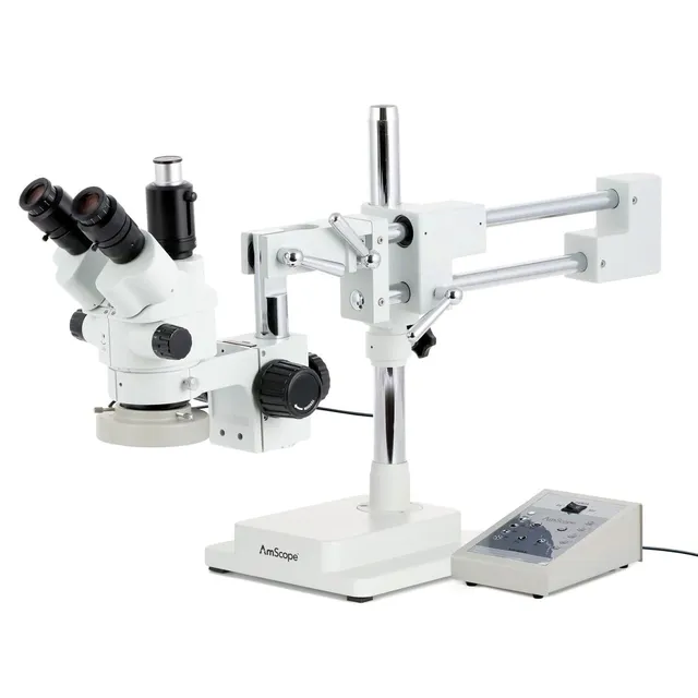 amscope-sm-4ntp-stereomikroskop-7x-45x-doppelarm-80-led image 1