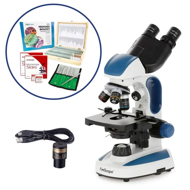 amscope-b110-binokular-schulmikroskop-40x-1000x-dual-led-set image 1