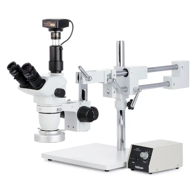 amscope-zm-4-trinokular-stereomikroskop-2x-90x-boom-stativ image 1
