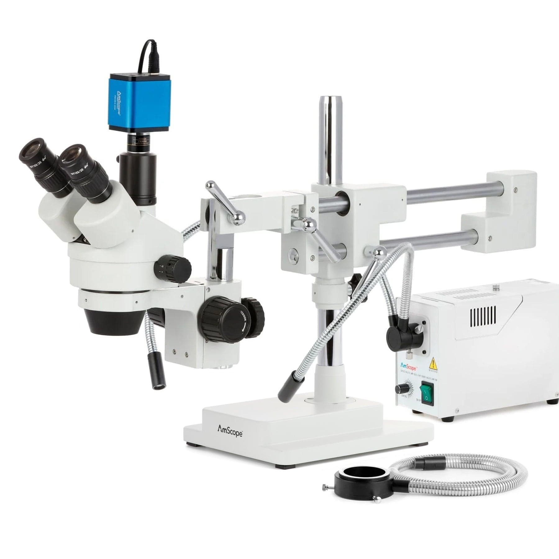 amscope-sm-4tp-stereomikroskop-7x-45x-halogen-hdmi-kamera-boom image 2