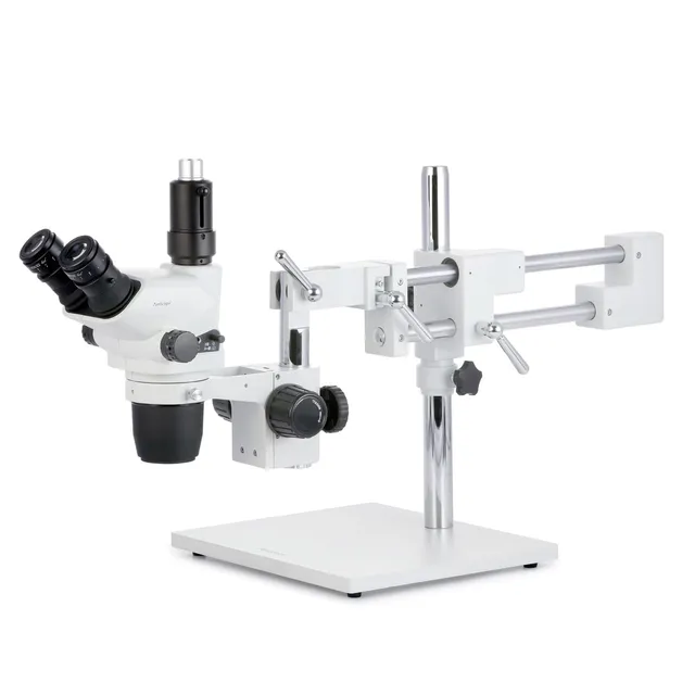amscope-szn-4t-2x-225x-zoom-stereomikroskop-trinokular-boom image 1