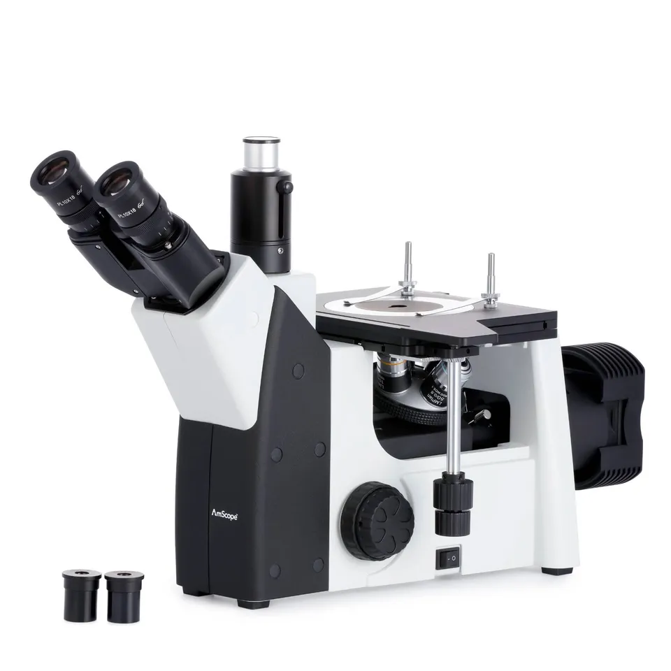 amscope-me1200-inverses-metallurgie-mikroskop-50x-500x-trinokular image 1
