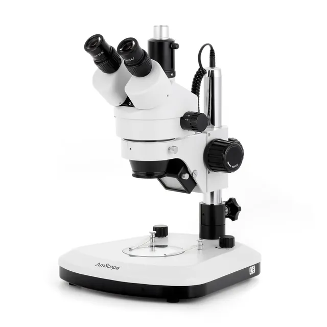 amscope-sm-1-stereomikroskop-7x-45x-led-s-ulenstativ-trinokular image 1