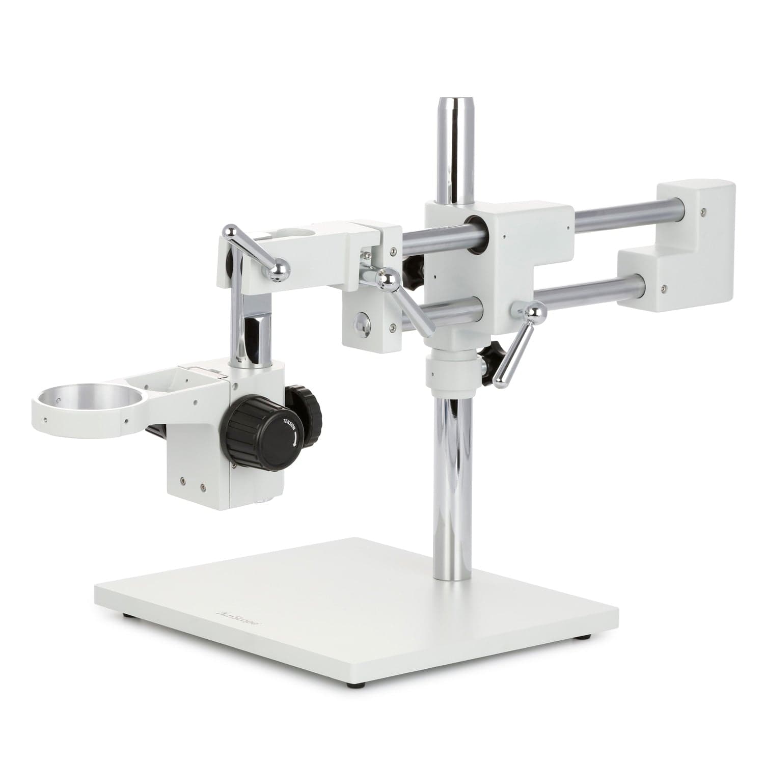 amscope-daw-stereomikroskop-doppelarm-boomstativ-76-mm-stahl image 2